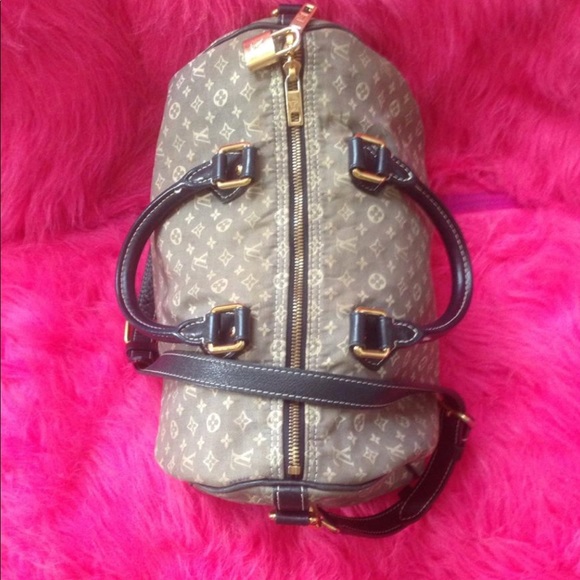 Louis Vuitton Mini Lin Speedy 30 Boston Doctor Monogram Bandouliere Bag - Picture 12 of 15